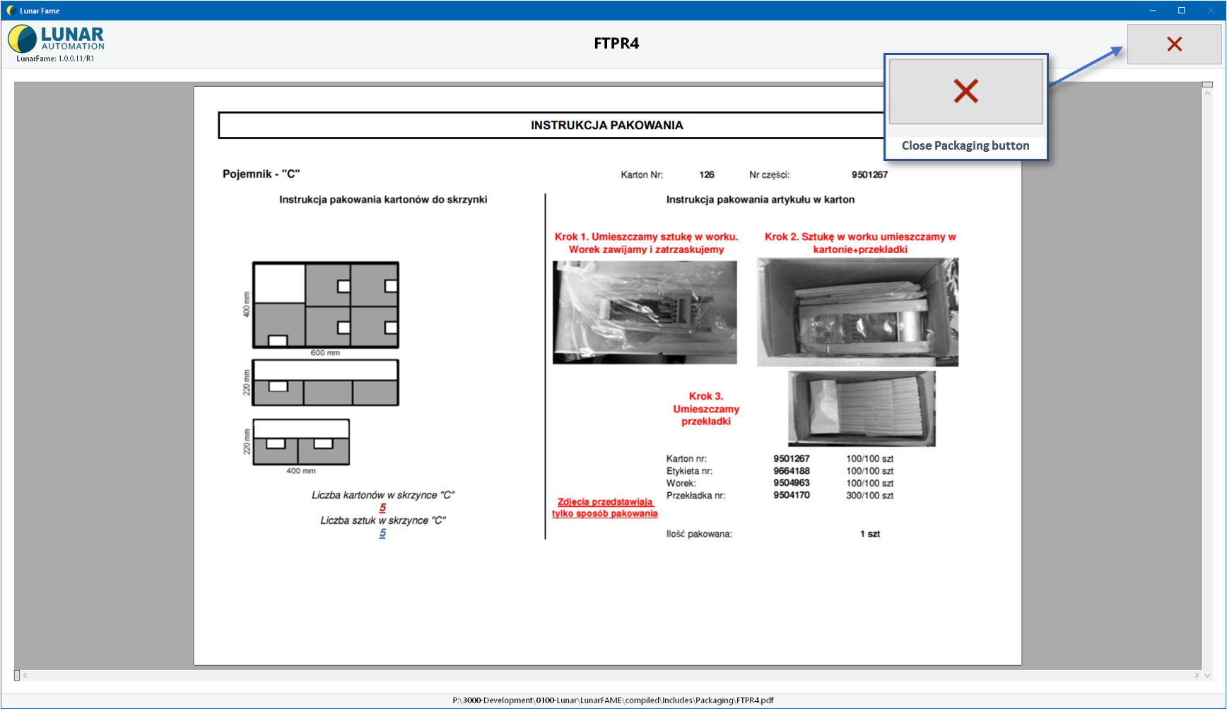 PDF CloseButton